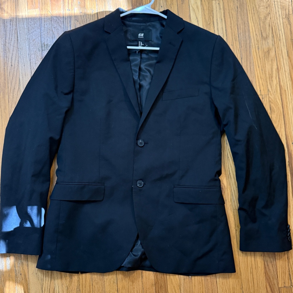 H&M Regular Black Suit Jacket
